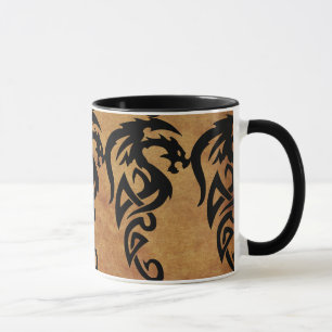 Mug Dragon tribal mythique, année de la conception de