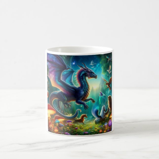 Mug Dragon volant multicolore (Centre)