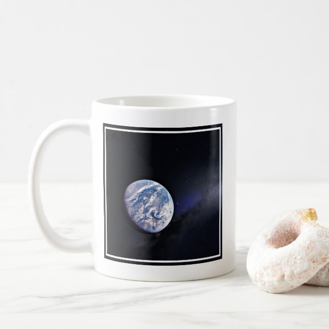 Mug Dragon Xl Spacecraft Avec Planète Terre À Distance (Avec donut)