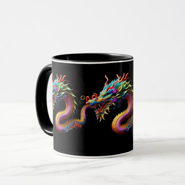 Mug Dragon Yin Yang Nouvel An Chinois 2026 Année (Devant gauche)