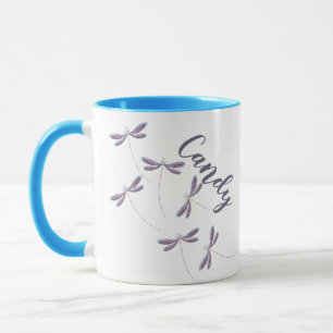 Mug Dragonflies personnalisées en vol