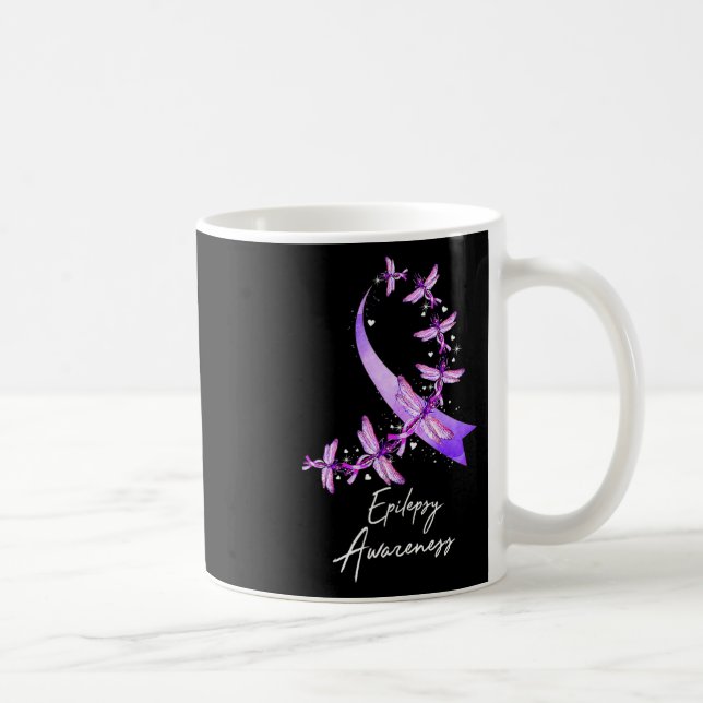 Mug Dragonfly de sensibilisation à l'épilepsie Novembr (Droite)