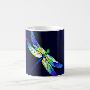 Mug Dragonfly Electric Blue - Personnalisez avec le no