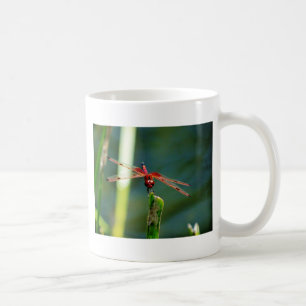 Mug Dragonfly frontale rouge et noire
