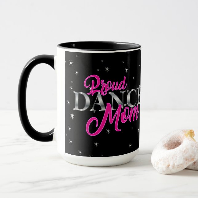 Mug Drague Dance Team Proud Dance Mom (Avec donut)