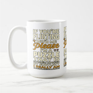 Mug Draguer avec moi s'il vous plaît énigme confuse dr