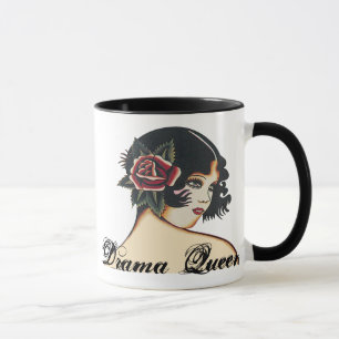 Mug Drama Reine Vintage fille