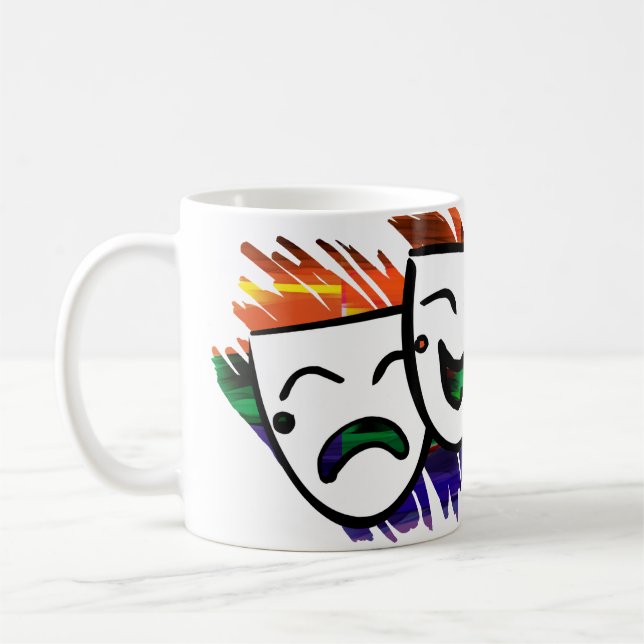 Mug Drame : Éclaboussure de couleur (Gauche)