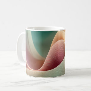 Mug Drapé abstrait avec dégradé pastel fluide