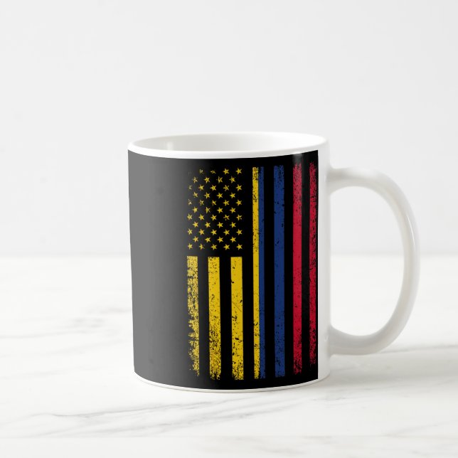 Mug Drapeau 4 juillet États-Unis Drapeau colombien  (Droite)