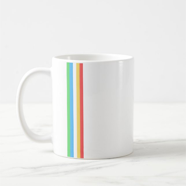 Mug Drapeau à bandes de fierté pour personnes handicap (Gauche)