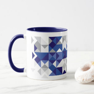 Mug Drapeau abstrait de la Finlande, couleurs