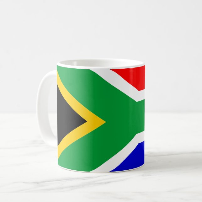 Mug Drapeau Afrique du Sud (Devant gauche)