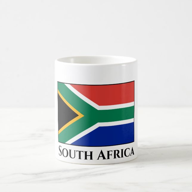 Mug Drapeau Afrique du Sud (Centre)