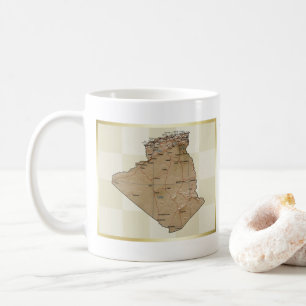 Mug Drapeau Algérie + Musique de la carte