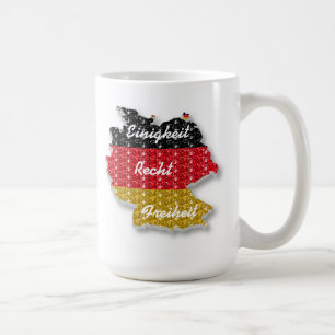 Mug drapeau allemand Enigkeit Recht Freiheit