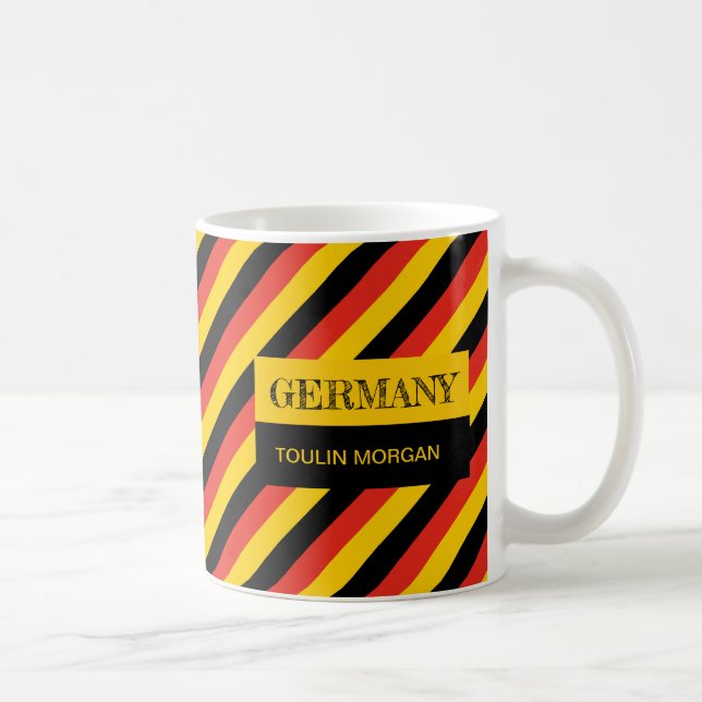 Mug Drapeau allemand personnalisé (Droite)