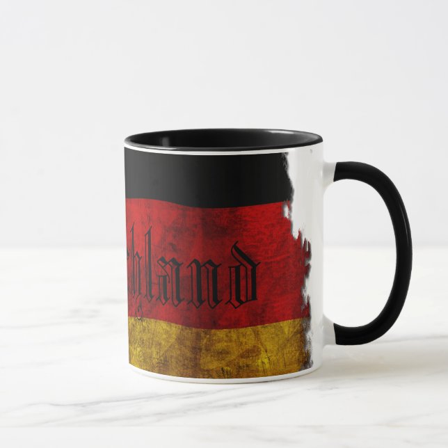 Mug Drapeau allemand - Vintage... (Droite)