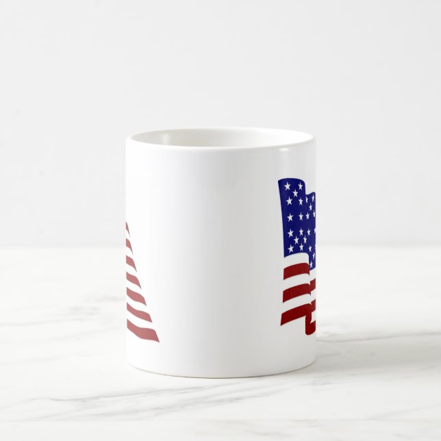 Mug Drapeau américain (Centre)