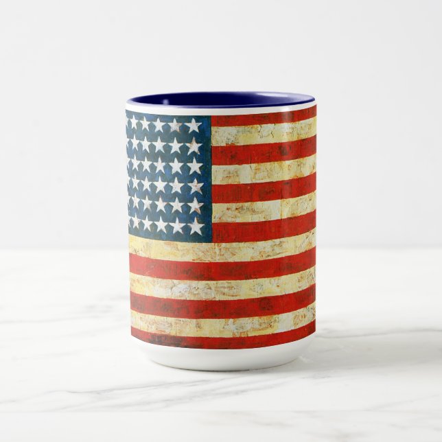 Mug Drapeau Américain (Centre)