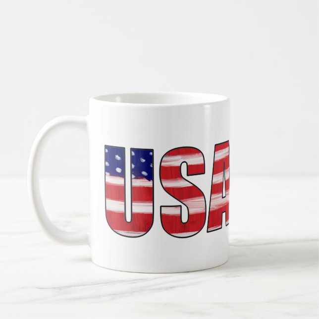 Mug Drapeau américain (Gauche)
