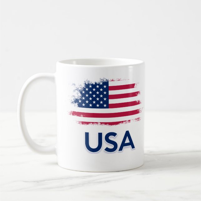 Mug Drapeau américain (Gauche)