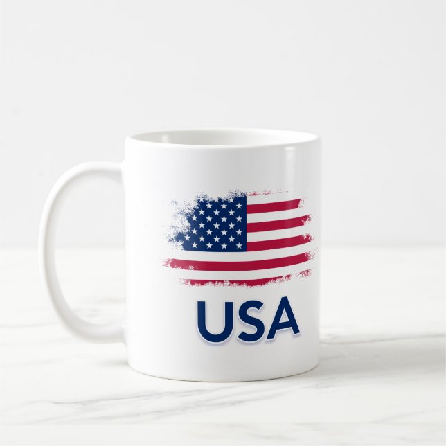 Mug Drapeau américain (Gauche)