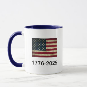 Mug Drapeau Américain 1776-2025