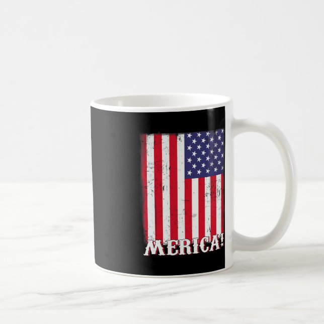 Mug Drapeau américain 4 juillet patriotique (Droite)