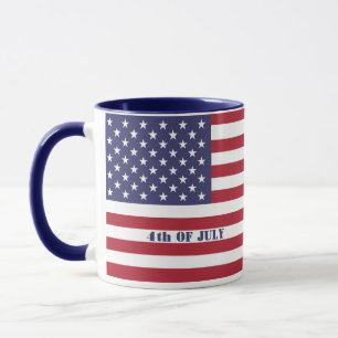 Mug Drapeau américain 4 juillet Patriotique