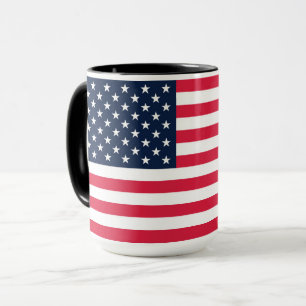 Mug Drapeau américain 50 étoiles : vieilles étoiles de