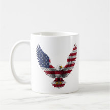 Drapeau américain aigle chauve 4 juillet