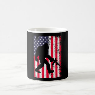 Mug Drapeau américain Bigfoot