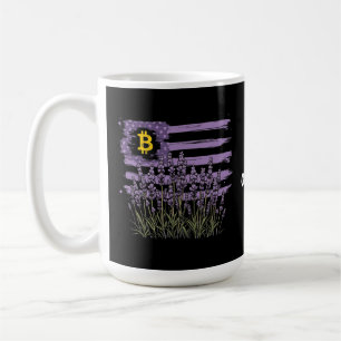 Mug Drapeau américain Bitcoin BTC Révolution Drôle Cry