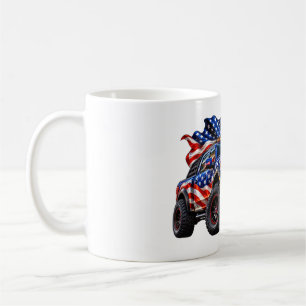 Mug Drapeau américain camion & aigle royal Design patr