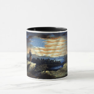 Mug Drapeau américain céleste dans le ciel, Zouave Gue