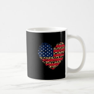 Mug Drapeau américain Coeur Forces armées patriotiques