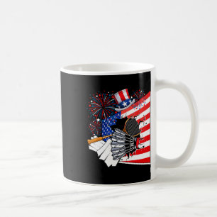 Mug Drapeau Américain Costume Équipement Badminton 4e 