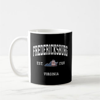 Mug Drapeau américain de Fredericksburg Virginie