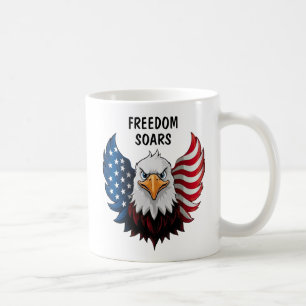 Mug Drapeau américain de l'aigle
