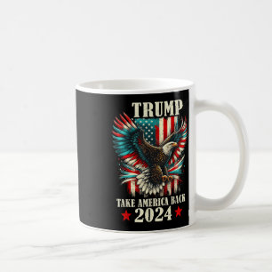 Mug Drapeau américain de l'aigle patriotique Trump 202