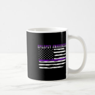 Mug Drapeau américain de sensibilisation à l'épilepsie