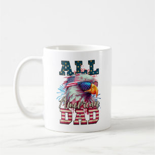 Mug Drapeau américain de tous les 4 juillet américains