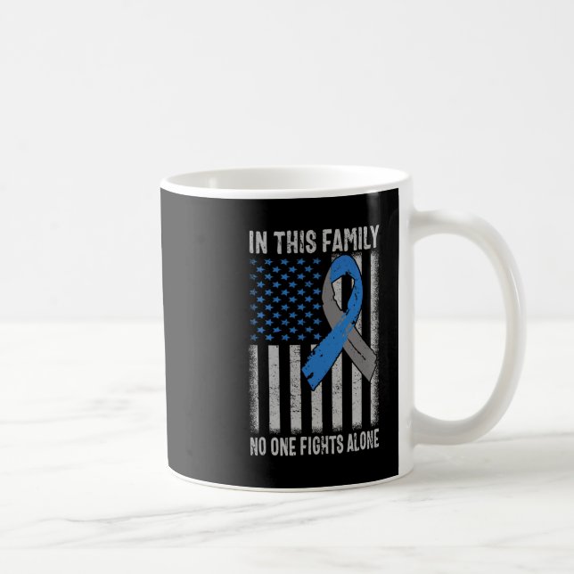 Mug Drapeau américain Diabète Type 1 Sensibilisation S (Droite)