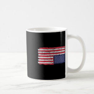 Mug Drapeau Américain Distress Vers Le Bas États-Unis