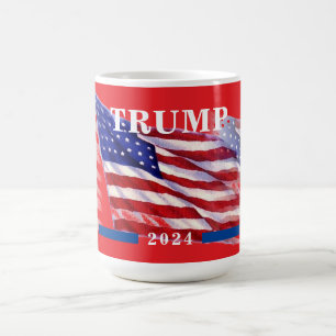 Mug Drapeau américain Donald Trump 2024
