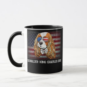 Mug Drapeau américain Drapeau américain du roi Charles