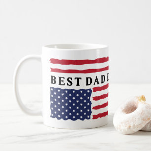 Mug Drapeau américain du meilleur père