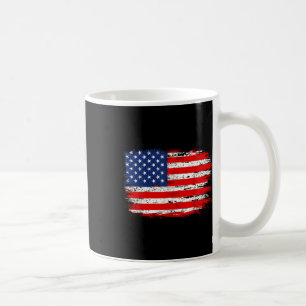 Mug Drapeau américain en détresse cadeau américain pou