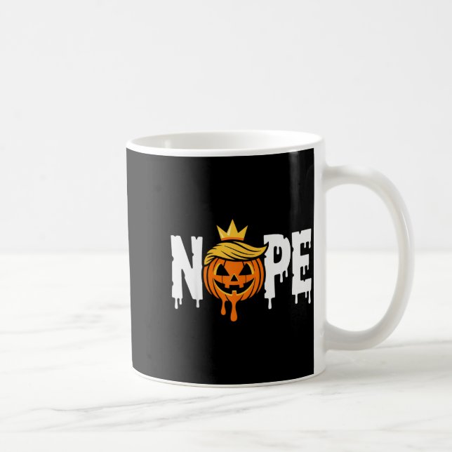 Mug Drapeau américain en détresse Funny No Kings Hallo (Droite)